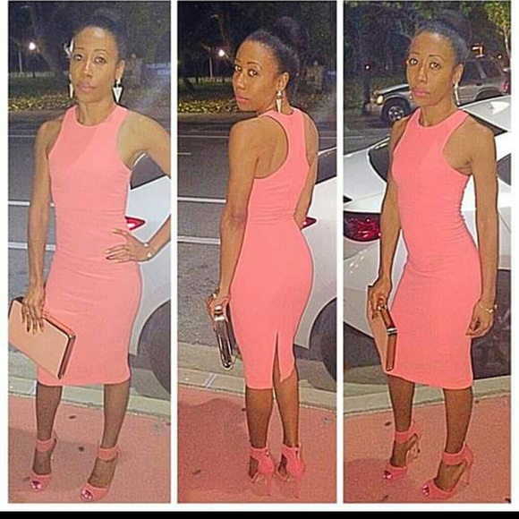 Peach Dress