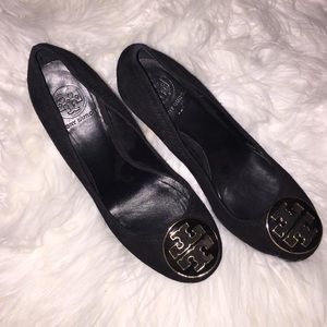 Suede Tory Burch Heels