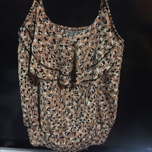 Cheetah tank top