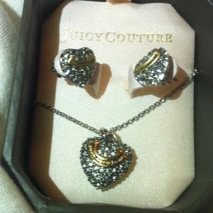 Juicy Couture necklace and earring set