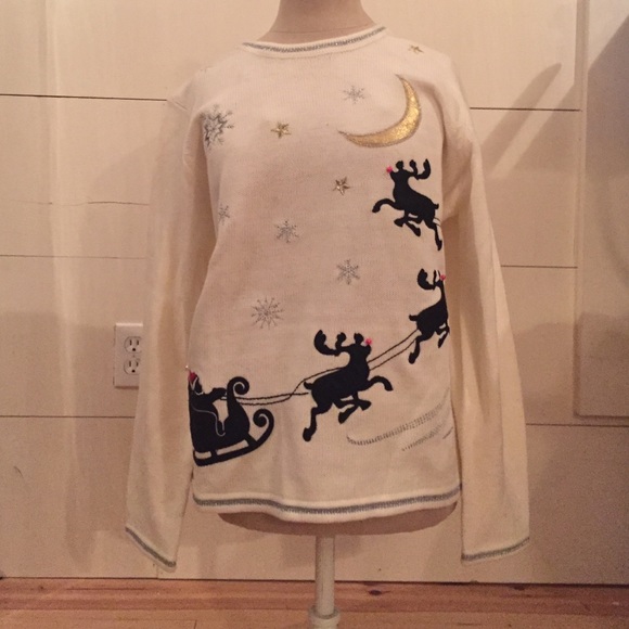 Santa "ugly Christmas sweater"