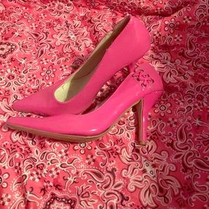 Pink heels