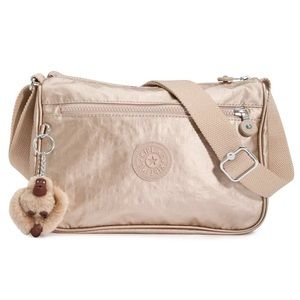 Kipling Callie Handbag Bag Crossbody Champagne