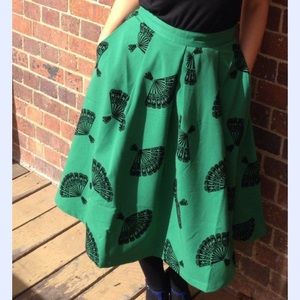 Mod Cloth Midi Skirt