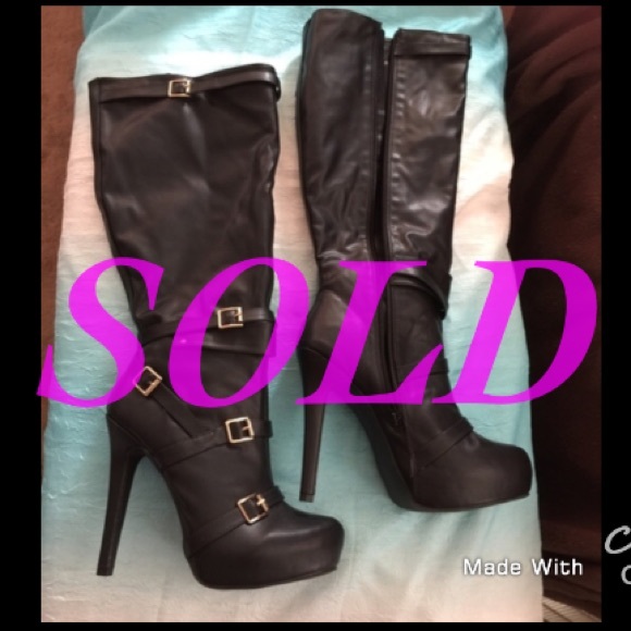 JustFab High Heel Boots