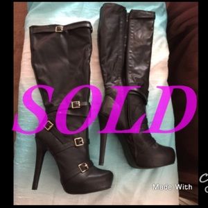 JustFab High Heel Boots