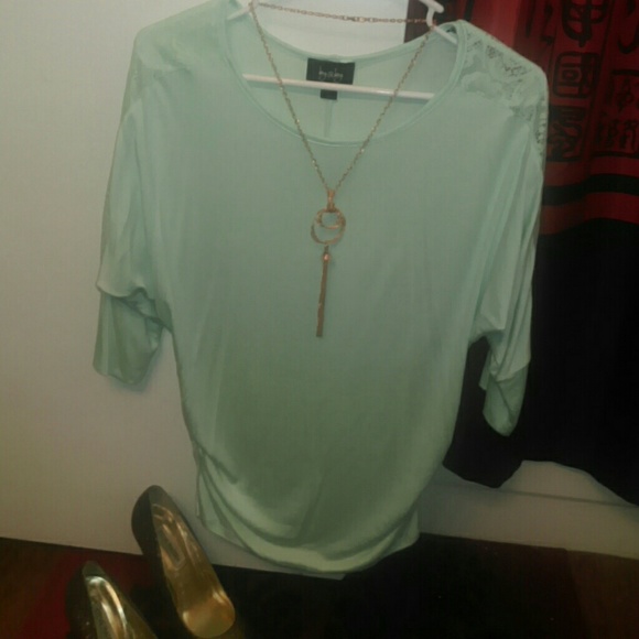 Turquoise 3 qtr inch Blouse!