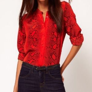 Equipment silk shirt