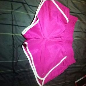 Pink sport shorts
