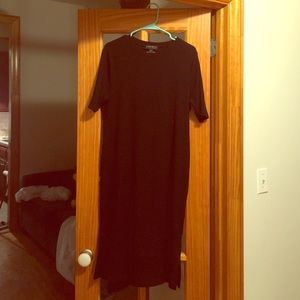Plus Size Forever 21 Black Maxi Dress Cotton