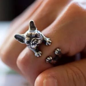 Cute Dog wrap ring
