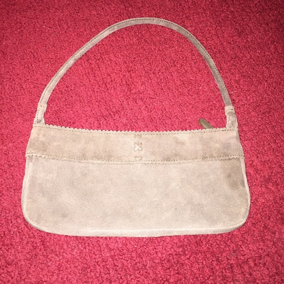 J. Crew Handbags - J-crew suede brown purse!!