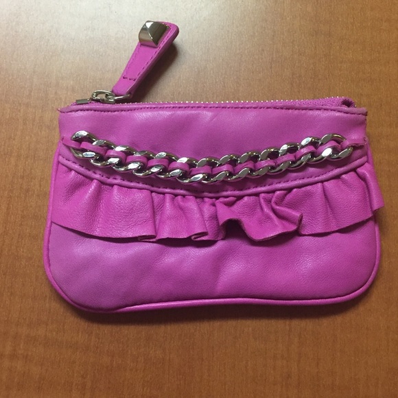 🔥HOT PINK Betsey Johnson wristlet!