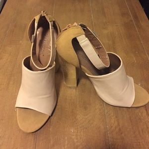 Shoedazzle Open Toe Heels