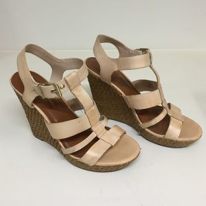 Leather Jessica Simpson wedges