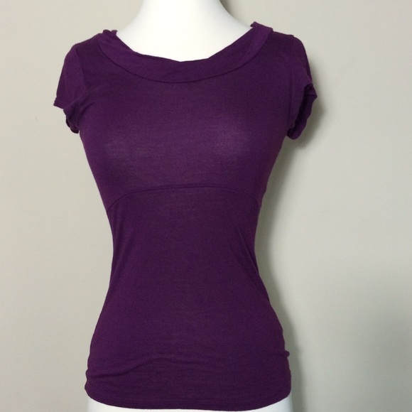 Fitted The Limited Purple Blouse Business Top - Picture 1 of 2