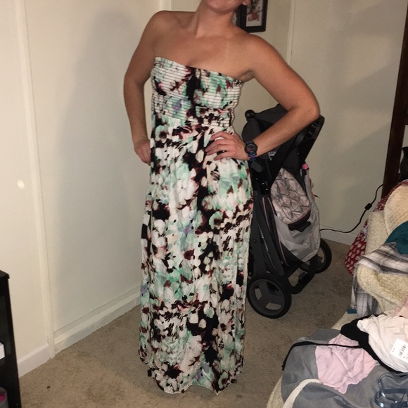 Floral maxi dress