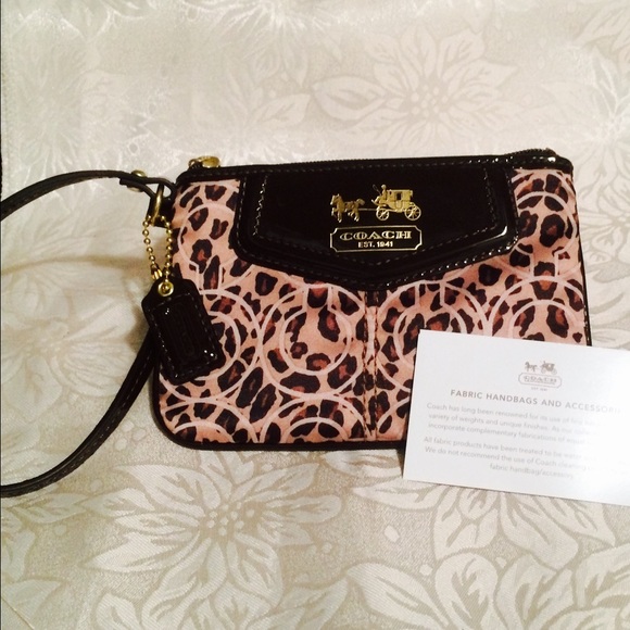 Coach Leopard Print Clutch