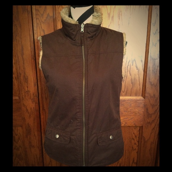 Chocolate Brown Vest - Picture 1 of 4