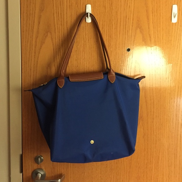 royal blue longchamp bag