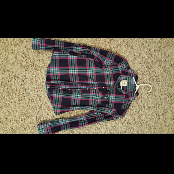 Hollister plaid shirt