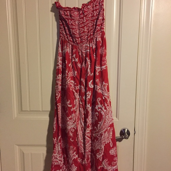 NWT Macy's  strapless Maxi Dress