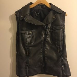 Bebe pleather vest