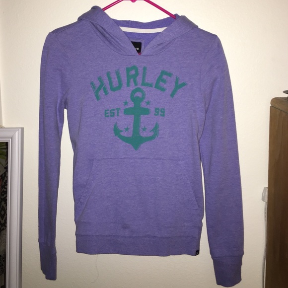 Purple Hurley Anchor Sweater