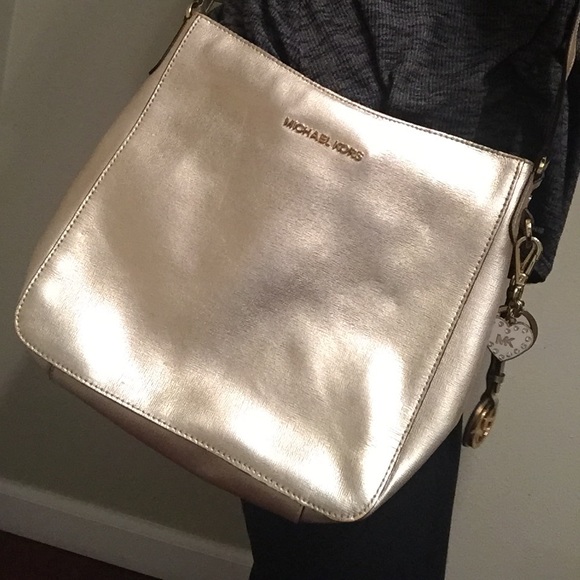 Michael Kors Gold Medium Crossbody