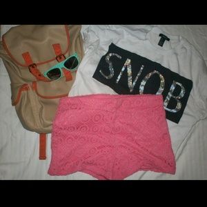 Pink Daisy Duke Shorts