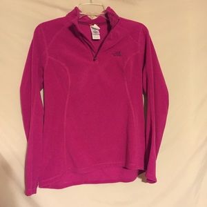 North face fleece pull over