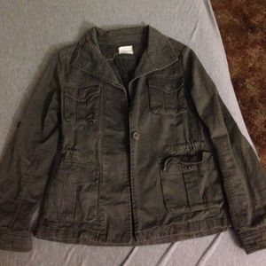 Open back utility jacket