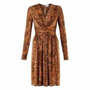 Altuzarra for Target Snakeskin Long Sleeved Dress