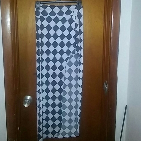 Checker board Maxi skirt..