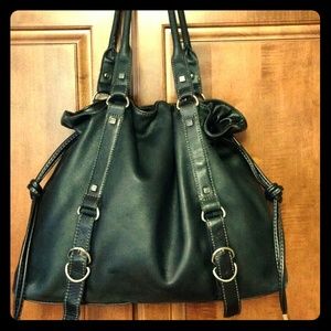 Kenneth Cole Reaction Drawstring Tote Handbag