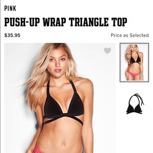 Victoria's Secret Push-Up Wrap Triangle Top