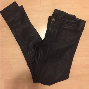 All saints leather pants