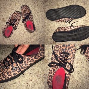 Cheetah print vans 💛
