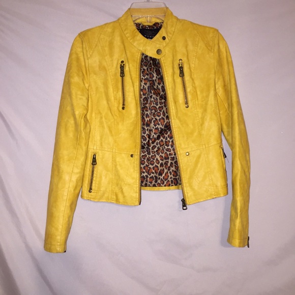 Yellow Bomber Jacket - Picture 2 of 2