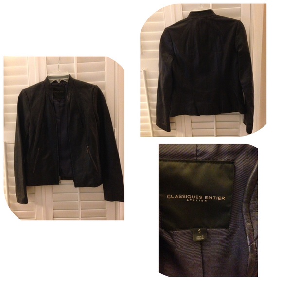 Nordstrom Classiques Entier 100% leather jacket