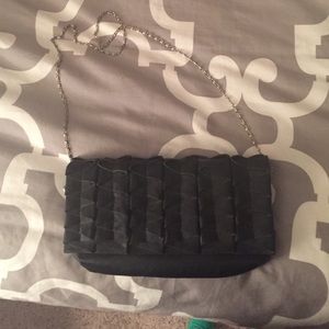 Black clutch/cross body purse