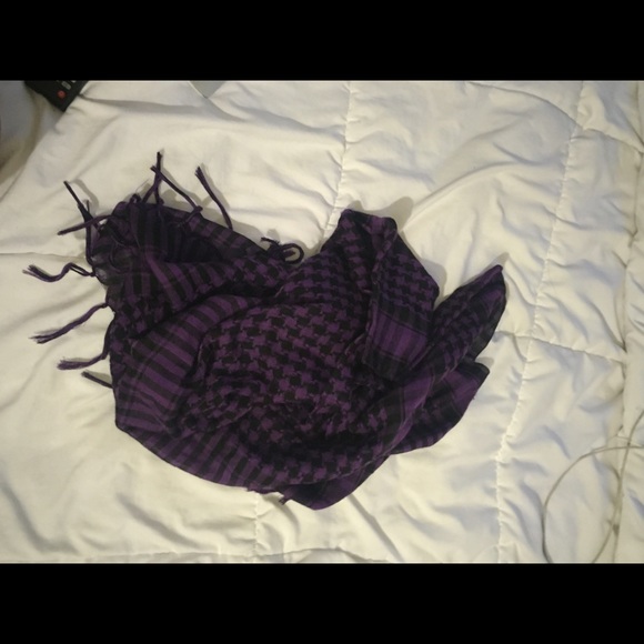 Purple scarf