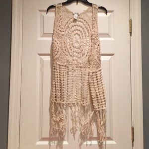 Fringe Longline Vest