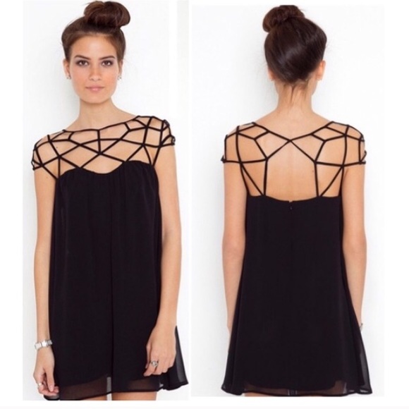 CAGED MINI DRESS