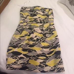 Cute black and yellow dress by banana republic