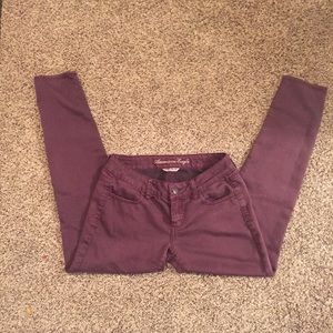 Maroon Jeggings