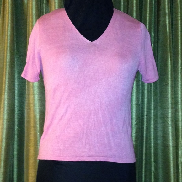 Silk knit top