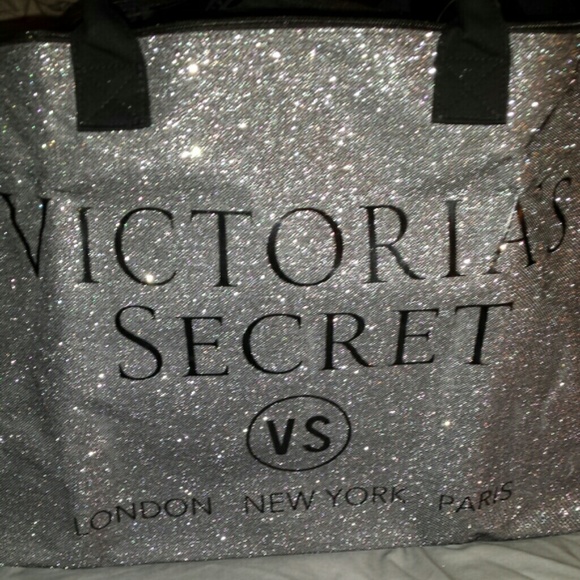 Victoria's Secret Glittery Tote Bag