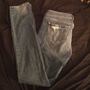 Skinny distressed hollister jeans