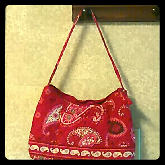 Paisley print purse